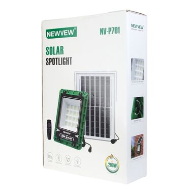 Ütülər və buxarlayıcılar: Küçə günəş lampası Newvew ST-P-P701, 200W xüsusiyyətləri Brend:	Newvew