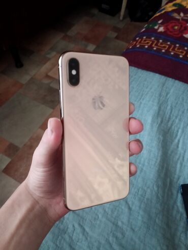 айфон xs 256 гб цена бишкек: IPhone Xs, Колдонулган, 256 ГБ, Алтын, Каптама, 77 %