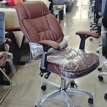 Ofis və oyun kresloları: Yeni, Təkərli, Dəri — 1