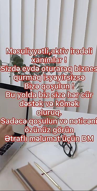 Təlim, kurslar: Uzaqdan işləmə imkanı ilə qadınlar üçün onlayn biznes qurmaq üzrə — 1