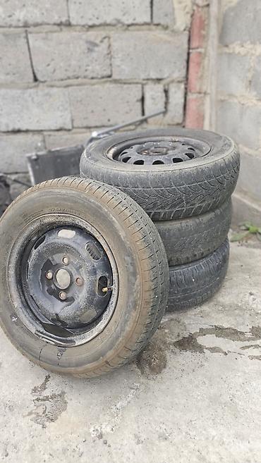 Колеса в сборе 175 / 70 / R 13, Всесезонная, Б/у, Комплект, Легковые, Железные, отверстий - 4 at lalafo.kg Колеса в сборе 175 / 70 / R 13, Всесезонная, Б/у, Комплект, Легковые, Железные, отверстий - 4