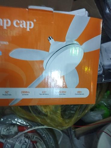 лампа вентилятор: LED işıqlı ventilyator lampa - 32" ölçü - 2300 lm işıq axını - E27 — 2