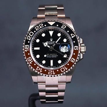 meta eynək: Rolex GMT‑Master II “Root Beer” (Everose Rolesor) Rolex, Rolex saat — 1