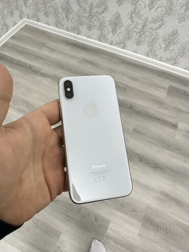 iphone ag: IPhone X, 64 GB, Ağ, Simsiz şarj, Face ID