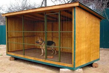 Qəfəslər: Məhsul: İt üçün açıq havada volyer və taxta it evi - Konstruksiya — 15
