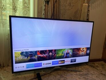 Televizorlar: Smart TV – geniş ekran, nazik çərçivə, metal dayaqlı dizayn