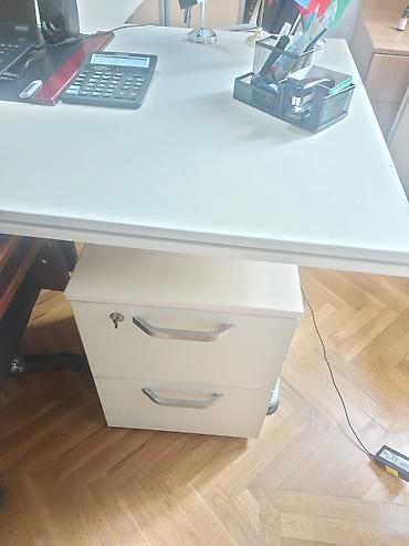 set mebel: Ofis iş masası – geniş iş səthi və ikili tumbalı Müdür masası uzunu — 1