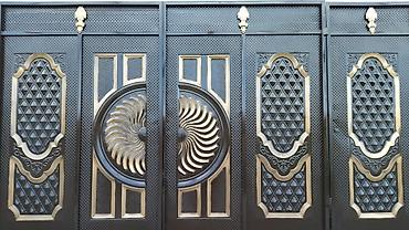 Распашные ворота: Ворота распашные, откатные, навесы, решетки отличного качества — 10