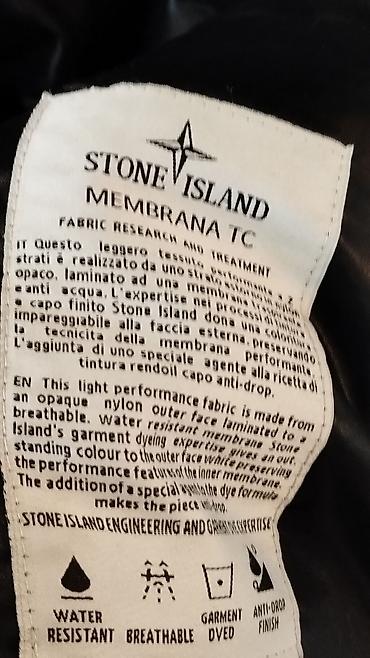 Курткалар: Зимняя мужская б/у куртка-пуховик Stone Island, размер XXL. Цена — 3