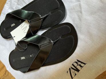 обувь мужская летняя: Абсолютно новые летние вьетнамки Zara 38 размер