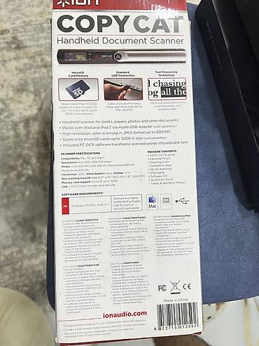 printer skaner: ION Copy Cat əl sənədi skaneri. Kitablar, sənədlər, kağızlar və — 3