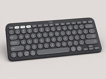 камера маленькая невидимка: Клавиатура, Logitech, Ножничная, Bluetooth подключение, Размер: 75% — 1