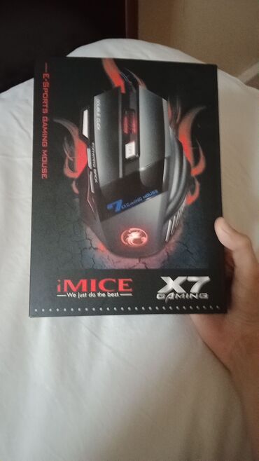 ucuz komputer: IMICE X7 Gaming Mouse + Mousepad seti - Model: iMICE X7 Gaming -