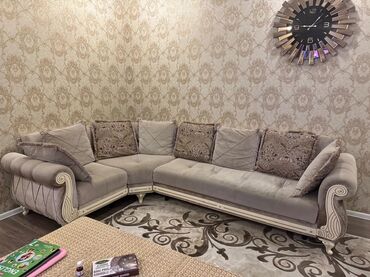 Divanlar: Künc divan, Açılan, Bazalı, Vеlur parça, Çatdırılma yoxdur — 3