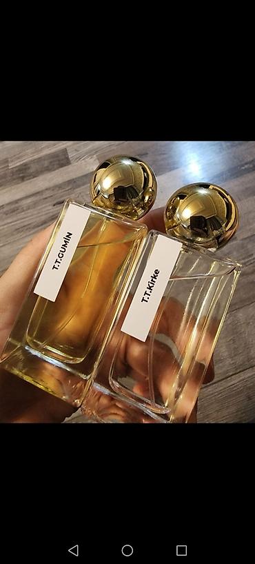 don leon parfum: 50ml sadə qablasmada 30ml yağ 20ml suyu Fransa parfum ları bütün — 10