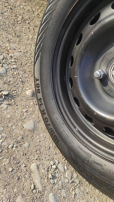 14 luk disklər: Continental ContiEcoContact 3 təkər - Ölçü: 185/70 R14 88T - Növ — 2