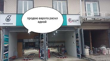 решета: Металлические распашные ворота для гаража/бокса - Конструкция — 1