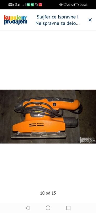 Električne polirke: Slajferice Ispravne i Neispravne za delove 1. Black&Decker KA88 na lalafo.rs — 10 Električne polirke: Slajferice Ispravne i Neispravne za delove 1. Black&Decker KA88 — 10