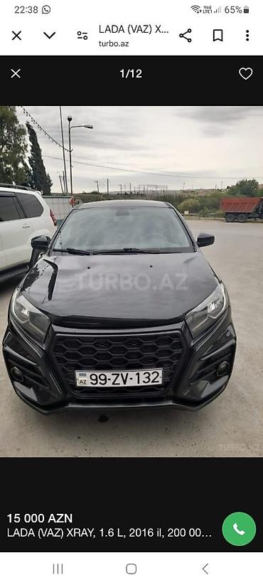 renault megane nece masindir: VAZ (LADA) XRAY: 1.6 l | 2016 il 260000 km Krossover — 1