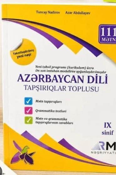 dag velosipedləri 29: Azərbaycan dili 9-cu sinif, Ünvandan götürmə — 1