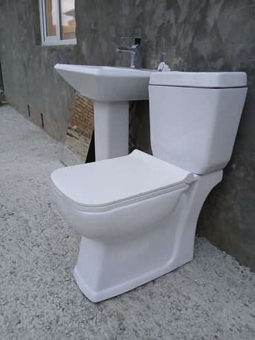 seyf qapılar 2022: Sanitariya dəsti – unitaz, lavabo və güzg cemi 1hefde. isdfade