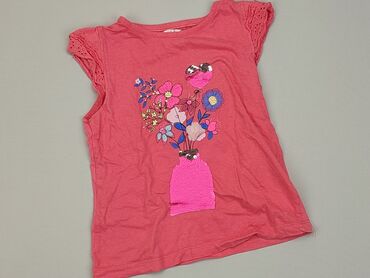 rozowa koszulka: Футболка, 5-6 р., 110-116 см, стан - Хороший