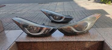 фара фольксваген поло: Комплект, Ближний, дальний свет, Hyundai, 2011 г., Оригинал, США, Б/у