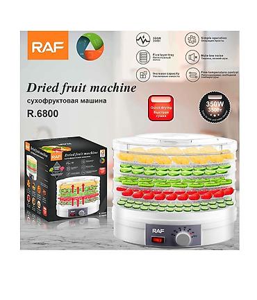 goyerti qurudan: №: 9344 Məhsulun adı: Meyvə Quruducu Maşın RAF R-6800 350W, 5 Qatlı — 2