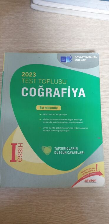 Velosiped ehtiyyat hissələri: 1 ci hissə coğrafiya test toplusu. İçərisi təmizdir