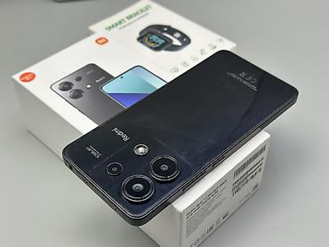 Уюлдук телефондор жана аксессуарлар: Redmi, Redmi Note 13, Колдонулган, 256 ГБ, түсү - Кара, 2 SIM — 4