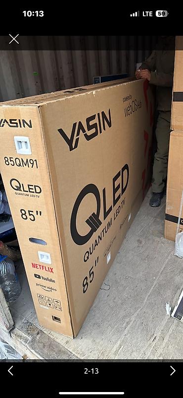 Телевизоры: 🔥🔥АКЦИЯ ‼️👍🔥 У нас самый низкий цены. Акция!!! Ясин 85 дюм диагонал — 10