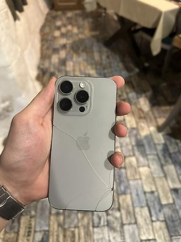 iphone xs gəncə: IPhone 15 Pro, Gümüşü, Face ID — 6