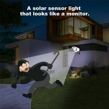 LED lampalar: Günəş ☀️⛅ enerjisi ilə işləyən sensorlu kamera 📷 formasında lampa LED -da lalafo.az — 3 LED lampalar: Günəş ☀️⛅ enerjisi ilə işləyən sensorlu kamera 📷 formasında lampa LED — 3