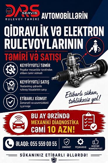 audi rul: 🛠️ Hər növ avtomobillər üçün Rulevoy (Sükan) Sistemi və Ehtiyat — 1