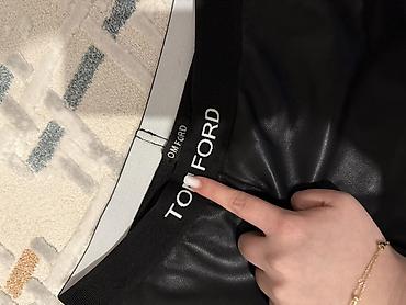Брюки: Tom Ford qadın şalvarı – qara rəng S ölçüyə uyğundur - Model: dar — 2
