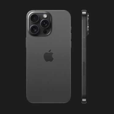 Apple iPhone: IPhone 15 Pro Max, Б/у, 256 ГБ, Black Titanium, Зарядное устройство, Защитное стекло, Чехол, 100 %