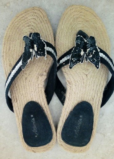 crvene ravne sandale: Flip-flops, 36