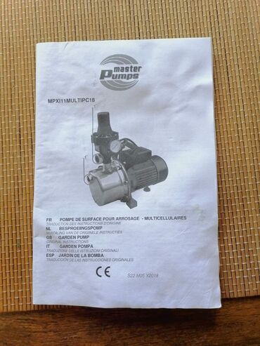 Sredstva za navodnjavanje: Master pumpa za vodu inox 1100W Cena:120evra Pumpa za vodu Master — 10