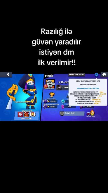 Xbox Series X: Brawl Stars oyununda yüksək səviyyəli bir hesabı təqdim edirik