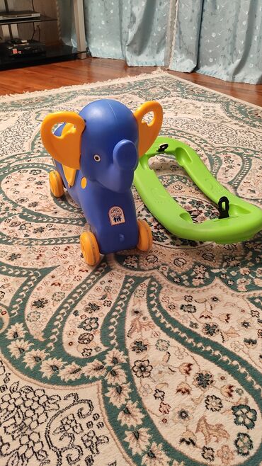 Oyuncaqlar: Качалка детская слоник для малыша до 3 - ёх лет, разъёмная на калёсаж — 4
