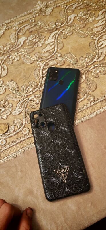 arxa goruntu kamera: Samsung Galaxy A21S, rəng - Qara, Barmaq izi