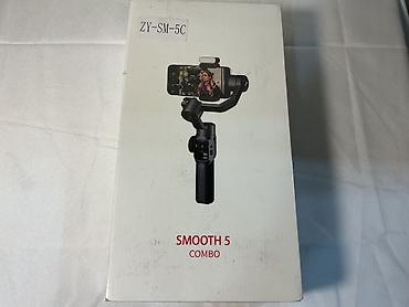 gizli kamera eynək: Zhiyun Smooth 5 Combo smartfon stabilizatoru Demək olar yenidir — 1