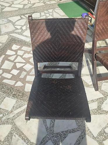 Garden furniture: 3 STOLICE DRVENE PRAKTIKO | Korišćenje stolice ispravne po negde se — 4