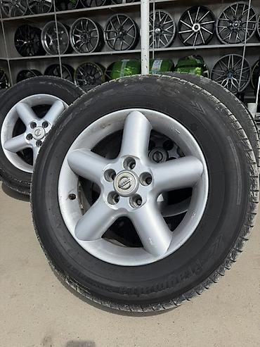r17 nissan: Колеса в сборе 215 / 65 / R 16, Лето, Б/у, Комплект, Легковые, Литые, отверстий - 5 — 1