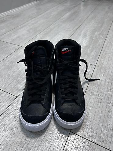 nike blazer: Мужские кроссовки, 37.5, 38, Nike, Б/у, цвет - Черный, Платная доставка, Самовывоз — 4