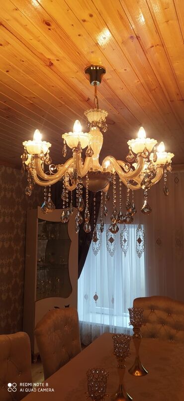 Çilçıraqlar: Çılçıraq, 8 lampa, Şüşə