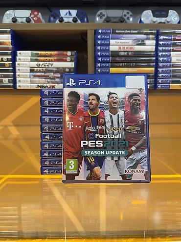 video dvd: PES 2021-PS4 diski Oyun diski tam işlək vəziyyətdədir, heç bir cızığı — 1