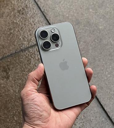 оригинальные аирподсы 1: IPhone 15 Pro, Б/у, 256 ГБ, Natural Titanium, В рассрочку, 76 % — 1
