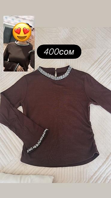 Лонгсливы: Лонгслив, цвет - Белый, S — 2