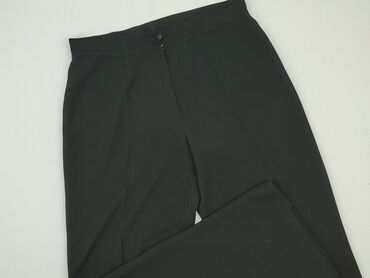 czerwone spodnie materiałowe z lampasami: Material trousers, XL (EU 42), condition - Very good